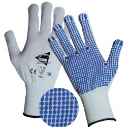 Achetez ACE Gants de Travail Blancs PUreWhite (Lot de 10) - Protection pour  Manutention, Bricolage, Chantier, Atelier, Maçon, Peinture, Mécanique et  Industrie - EN 388/21420 grip tactile - S:  ✓ Livraison