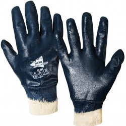 Lot de 12 paires de gants nitrile poignet tricot ML003