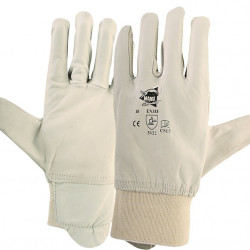 12 paires de gants cuir de bovin C815