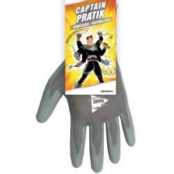 Lot de 6 paires de gants de travail Captain PRATIK