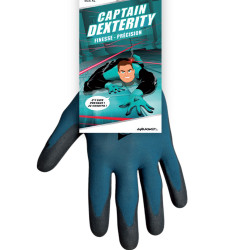 Lot de 6 paires de gants de travail Captain DEXTERITY