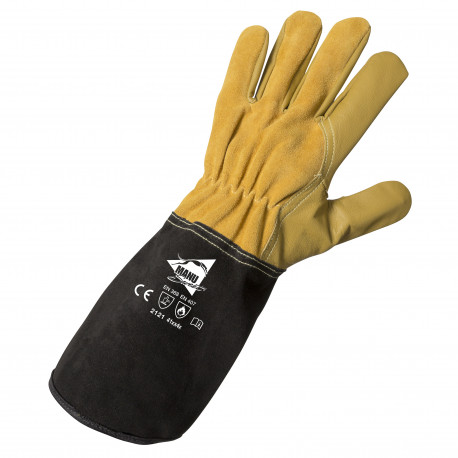 Gants pour raku - Gants cuir et aluminium