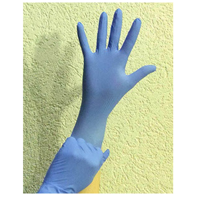 100 gants nitrile non poudrés contact alimentaire 