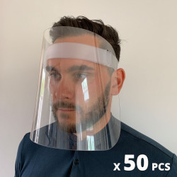 Lot de 50 visières de protection