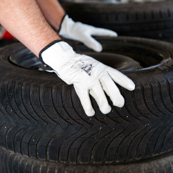 Vente de chèvre chaud plein de chauffeur de camion main en cuir des gants  de protection gant de travail de la sécurité pour l'homme et femme - Chine  Gant de travail de