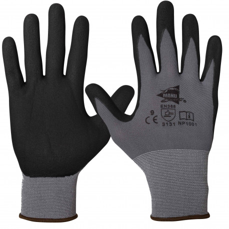 Gants manutention moyenne Nitrile NP1001