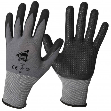 GANTS RÉSISTANTS COUPURES POLYURÉTHANE BLANC MOYEN /12