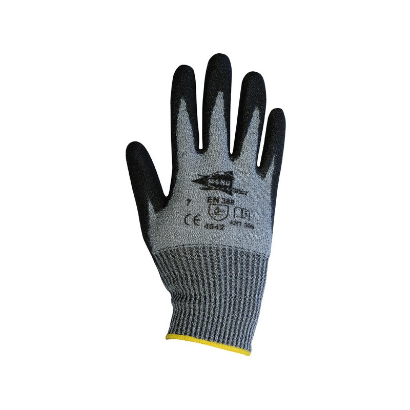 Lot de 12 paires de gants anthracite polyuréthane ANT308