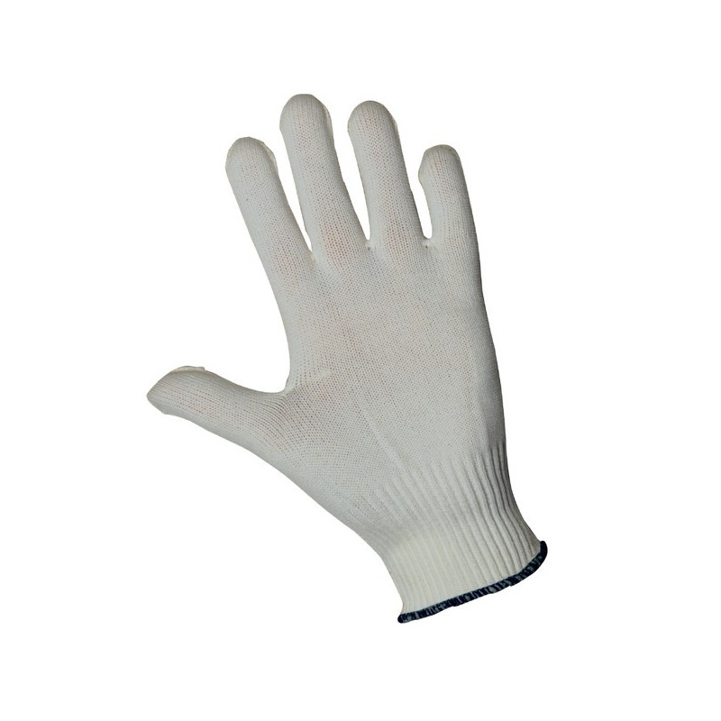 GANTS DE MANUTENTION TRICOTÉ À FILS BIMATIÈRE POIGNET TRICOT DE